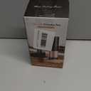 Electric Salt and Pepper Grinder Set - Rechargeable Automatic Salt and Pepper Shakers, Kitchen Appliances with External Adjustable Coarseness, Larger Hopper for Cooking, Home Gifts(2 Pack,Black/Black),1Pcs Damage