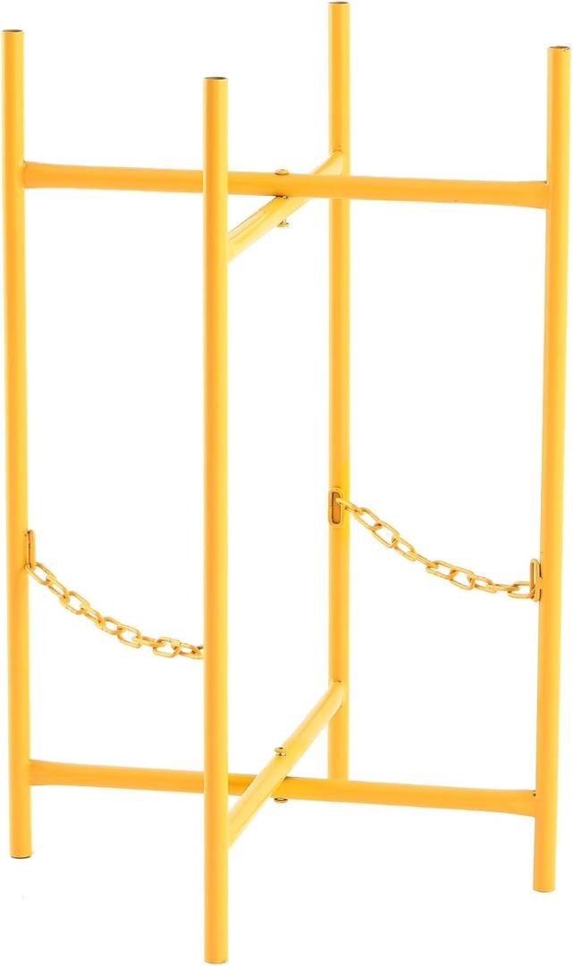 Blulu Mortar Board Stand Adjustable Folding with 2 Secure Chains for Supporting Mortar Pan and Boards in Masonry Construction