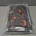 MEHOFOND Halloween Shower Curtain Sets 4Pcs with Shower Curtain,Non-Slip Rugs,Toilet Lid Cover, Bath Mat and 12 Hooks Castle Moon Night Scary Evil Pumpkin Halloween Bathroom Decor Set