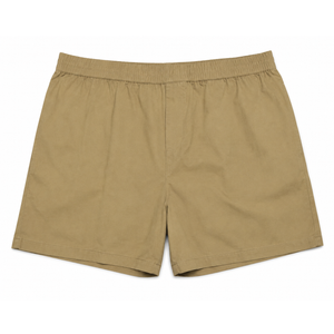 ODODOS Men's Athletic Shorts with Pockets 5" Quick Dry Lightweight Workout Gym Running Shorts, Tan, X-Large