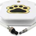 Piepea Brass Valve Outdoor Dog/Pet Water Fountain, Step On Dog/Pet Water Dispenser System for Fresh Water, Upgraded Version providing Constant Stream,41" Hose