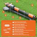 Oscillating Sprinkler with Metal Base Covers Up to 3,766 sq. ft.