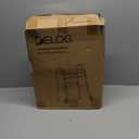 Delog Narrow Walkers for Seniors, Small Walkers for Seniors Tight Spaces Support Up to 350lbs, Standard Walkers for Adults (Black)