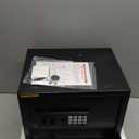 1.6 Cuft Fire proof Safes for HOME USE, Anti-Theft Digital Security Safety Box with Programmable Keypad and Spare Keys, Home Safes Fireproof Waterproof for Money Medicine Document Valuables