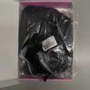 AISI HAIR Black Wig for Women, Long Wavy Lace Hairline Middle Part Synthetic Heat Resistant Wig for Daily Party-26 Inch