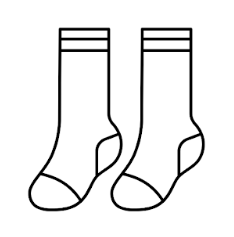 Men & Women 3 Pack Socks Black XL 