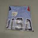 Girls 4th of July USA Shirt American Flag Patriotic T-Shirt Independence Day Outfit for Kids 5-14Years (Blue)