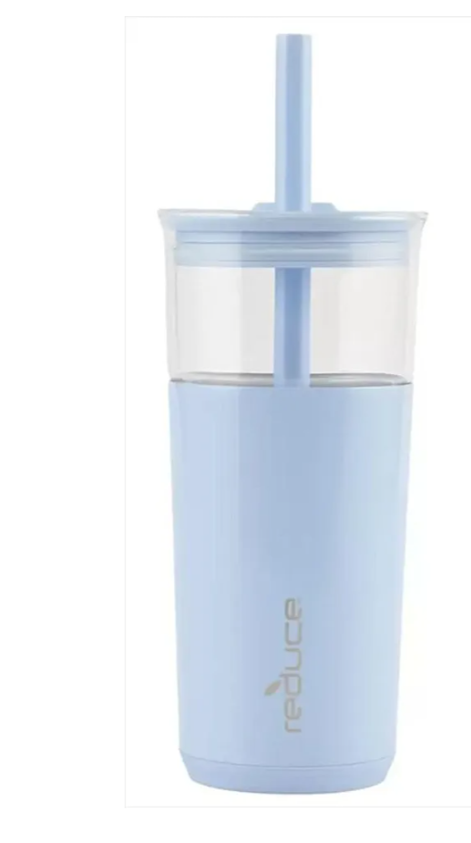 Reduce Aspen Glass & Stainless Steel Vacuum Insulated Tumbler, 20.1 fl oz