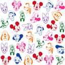 24 Pcs Mickey Themed Stampers, Mouse Birthday Party Supplies, Goody Bag Treat Bag Stuff for Mickey Birthday Party Gifts