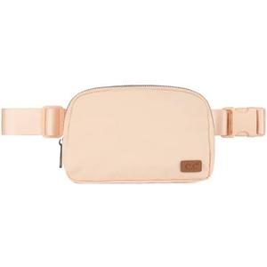 C.C. Belt Bag for Women - Fanny Pack & Crossbody Bags with Adjustable Strap - Waist Packs (BG-4253) - Pale Coral