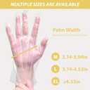 Disposable TPE Gloves Latex-Free Powder-Free BPA-Free Food Safe 500 Packs for Cleaning