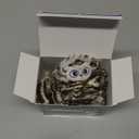 Kimee Interactive Cat Toy Rechargeable Automatic Chirping Owl Kitten Toy with Catnip, Auto Beating Wings Flying Bird Cat Toys for Indoor Cats to Play Alone, Never Boredom