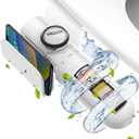 Ultra-Slim Bidet Attachment for Toilet with Filter, Chlorine-Free Fresh Water, pH balance, Non-Electric Bidet Toilet Seat Attachment with Pressure Controls, Dual Nozzles (Frontal/Rear), No Gaps No Leaks (White)