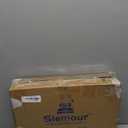 50" Lx32 Wx8 H Cooling Elevated Dog Bed for Large Dogs with Non-Slip Floor Protectors & Breathable Mesh, Raised Indoor & Outdoor Dog Cot Pet Hammock, Grey