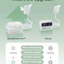 Momcozy BreezyClear Pro Nasal Aspirator for Baby, Hospital-Grade 75 kPa Nose Sucker with 9 Adjustable Suction Levels, Electric Nose Cleaner for Toddler, Light & Music Soothing