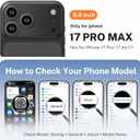 +  Tempered Glass for     Privacy Screen Protector [ Anti Spy & Longest Durable ] Shatterproof HD Clear, Easy Install, Bubble Free, 2 Pack (iPhone 17 Pro Max)