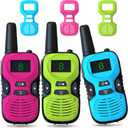 Walkie Talkies for Kids 3Pack Long Range: Toys for Boys Age 8-12 Year Old - Gifts for Girls 6-8 8-10 Walky Talky Children Christmas for Camping Hiking Outdoor Party (Without battery)