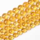6mm 60Pcs Natural Citrine Beads for Jewelry Making Gemstone Round Loose Beads DIY Bracelet Necklace