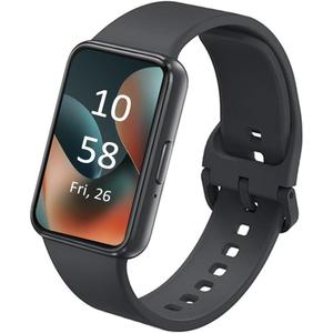 SAMSUNG Galaxy FIT 3 [2024] 1.6" AMOLED Display | 14 Days Battery Life | 100+ Watchfaces | 100+ Exercise Modes | International Model - (Gray)