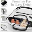 Tennis Bags for Women Men - Sleek Tennis Racket Bag for Sports Accessories with 2 Detachable Racket Cases - Gym Sling Bag, Pickleball Racquet Sling for Beginner Pro Players
