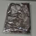 Simplebrand Chocolate Valances 14 Inches Long for Living Room Pocket 2 Panel Light Filtering Sheer Translucent Valence Toppers for Short Window Kitchen Bathroom Bedroom 42x14 Inch Length