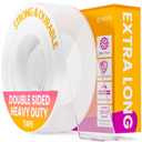 D-NYX Heavy Duty Double Sided Tape - Extra Large Nano Double Sided Adhesive Tape 1.18 inch Wide Removable Wall Tape Sticky Poster Tape Decor Scrapbook Supplies Scrapbooking Strips 9.85ft