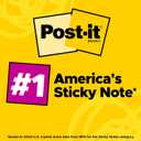 Post-it Notes, 1 3/8 in x 1 7/8 in, 24 Sticky Note Pads, 100 Sheets per Pad, Beachside Caf Collection, School Supplies and Office Products