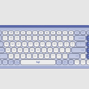 Logitech POP ICON Keys Wireless Bluetooth Keyboard, Comfortable Typing, Programmable Keys, Easy-Switch Between up to 3 Devices, for Laptop, Tablet, PC 