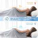 EASELAND King Tencel Cooling Comforter for Hot Sleepers - Double-Sided Lightweight and Breathable Fabric for Night Sweats - All Season Cooling Blanket Machine Washable108x90in, Grey