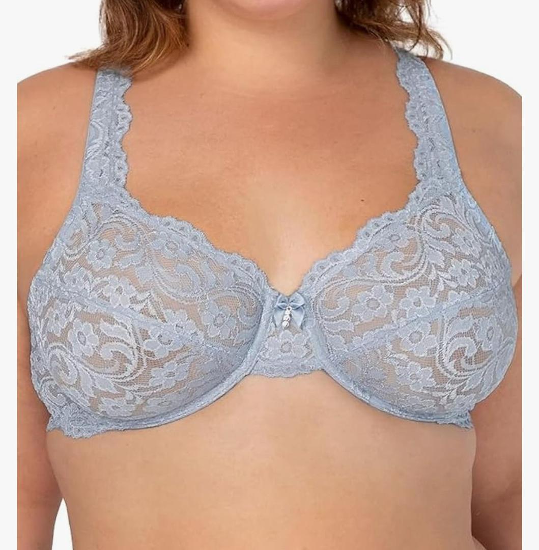 Smart & Sexy Women's Signature Lace Unlined Underwire Bra, 42DD