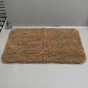 OLANLY Dog Door Mat for Muddy Paws 24x16, Absorbs Moisture and Dirt, Absorbent Non-Slip Washable Doormat, Quick Dry Chenille Mud Mat for Dogs, Entry Indoor Entryway Carpet for Inside Floor, Tan