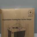 Extra Large Cat Carrier for 2 Cats, Portable Soft Sided Large Pet Carrier for Traveling, Indoor and Outdoor Uses, 24"16"16"