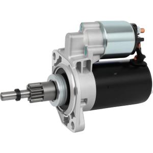 SCITOO Starter Motor 17416 for Volkswagen for Beetle 2.0L 1998 for Corrado 1.8L 1992 for Passat 2.0L 1992-1996 12V 1.1kW CCW 10-Tooth Pinion PMGR