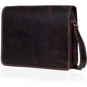 11 inch Small Crossbody Shoulder Genuine Leather iPad/Tablet Vintage Messenger Bag For 10.5 inch iPad Pro for Women & Men