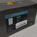 BESTTEN 3 Way Decorator Light Switch, 10 Pack On/Off Paddle Rocker Interrupter, 15A 120/277V, Electrical Wall Light Switches with Screwless Wallplates, Single Pole or Three Way, UL Listed, White