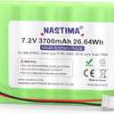 NASTIMA 7.2V 3700mAh NIMH Replacement Battery Compatible with Honeywell Alarm Lynx 5100, 5200, 5210, Lynx Touch 7000, Lyric Controller Lyric Keypad LCP500-L LYNXRCHKIT-SHA LCP500-4B