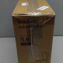 Cesun Small Bathroom Trash Can with Lid Soft Close, Step Pedal, 6 Liter / 1.6 Gallon Stainless Steel Slim Garbage Can for Bedroom, Diaper Waste Basket with Removable Inner Bucket (White)