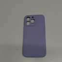 iPhone 15 Pro Case, Silicone Upgraded [Camera Protection] Phone Case with [2 Screen Protectors], Soft Anti-Scratch Microfiber Lining Inside, 6.1 inch, Lavender Gray