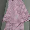 GGOV Womens Two Piece Tennis Golf Dress UPF 50+ Active Athletic Exercise Sports Wear with Pocket and Shorts (Pink Houndstooth, M)