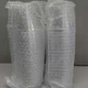 SETUP Clear Hard Plastic Cups/Tumblers [9 oz. Squat - 100 Count] Small Disposable Party Cocktail Glasses