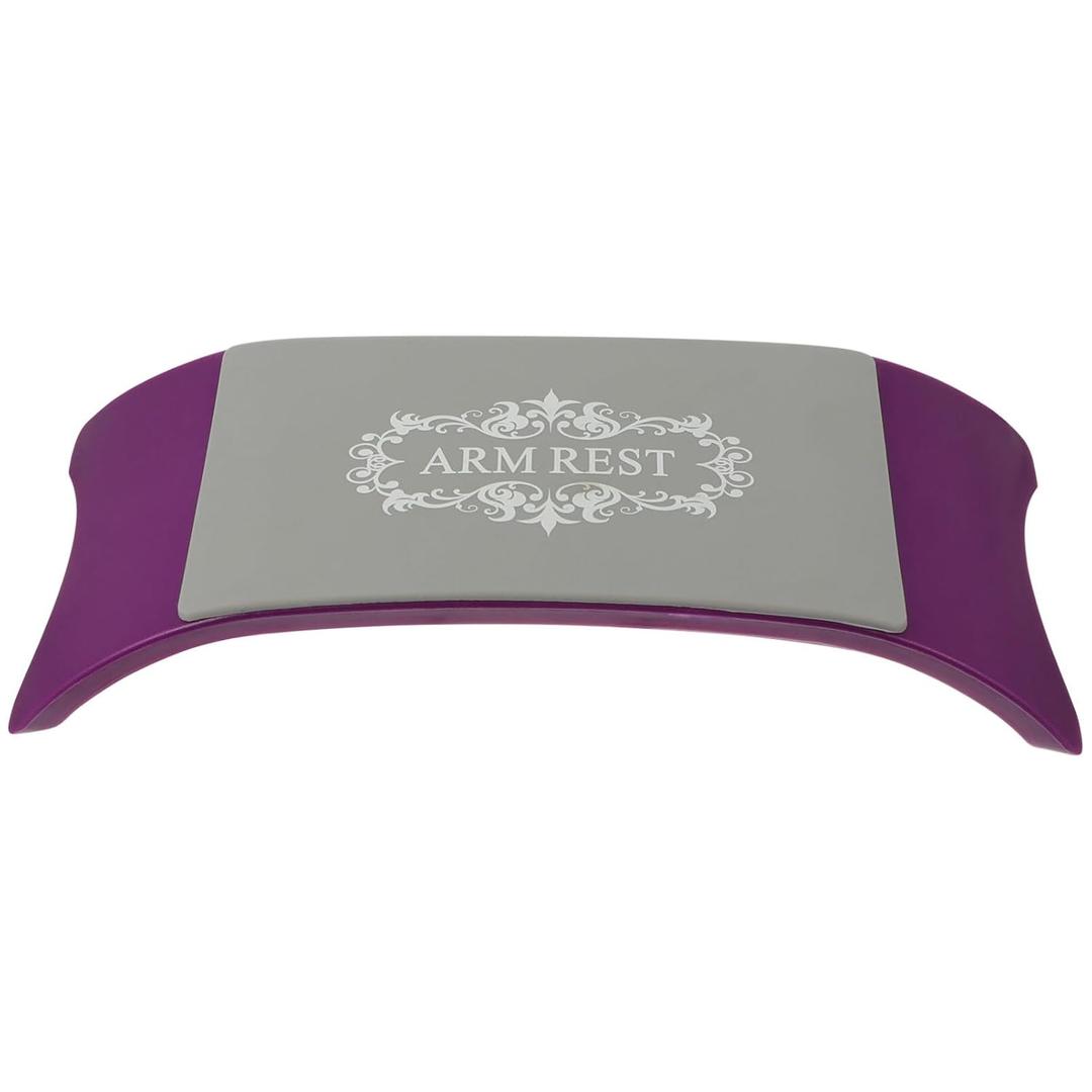 POPETPOP Nail Technician Wrist Cushion Ergonomic Hand Pillow for Manicure Nail Art Salon Training and Home Use (Purple)