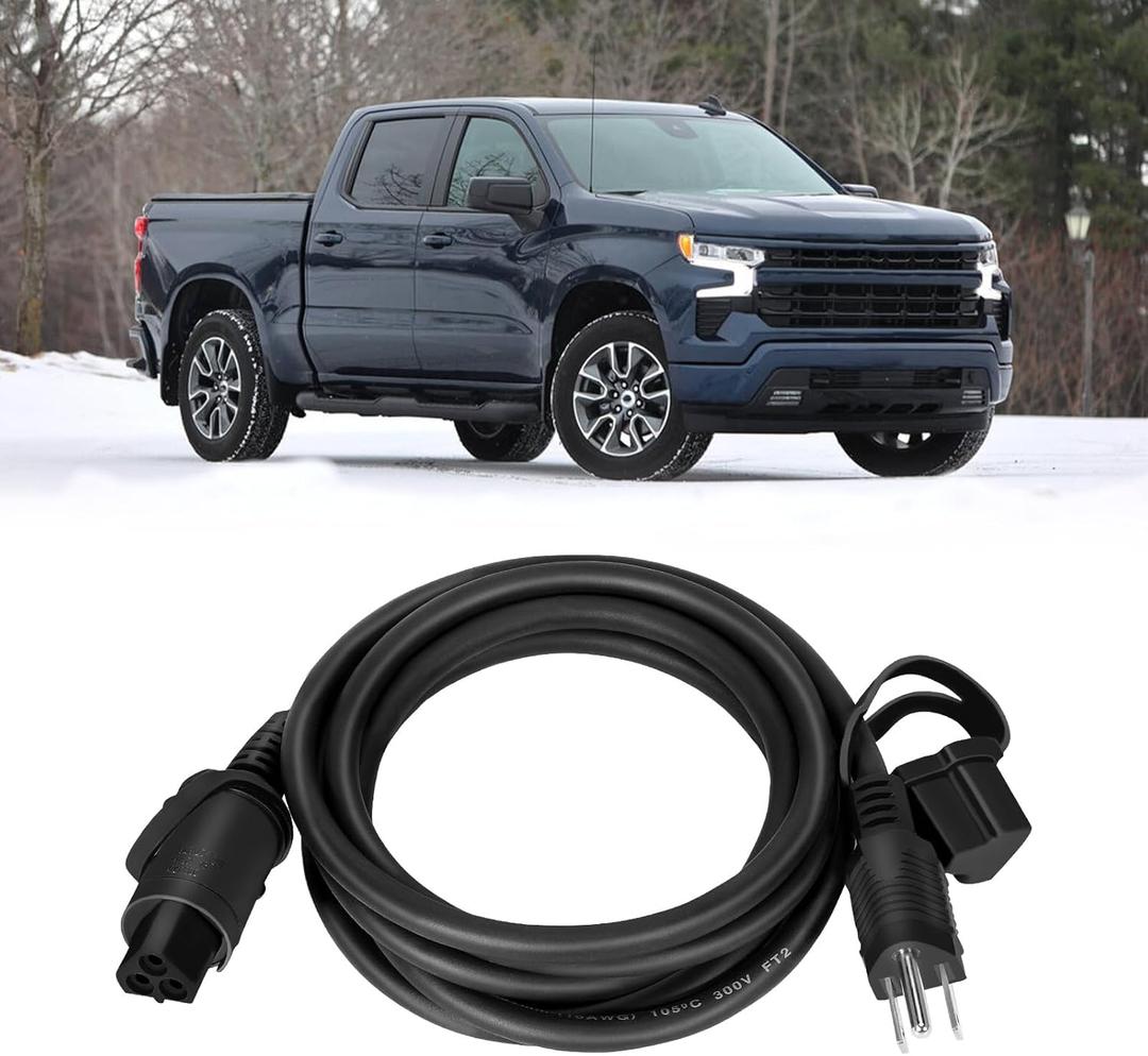 84564686 Engine Block Coolant Heater Cable Cord Compatible with Chevy Silverado 1500/LD/LTD 2019-2023, Silverado 2500/3500 HD Duramax Trucks 2020-2024