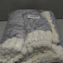 OTOB Couch Cover for Dogs Washable Non Slip Plush Sofa Covers for 3 Cushion Couch, All Seasons Fuzzy Kids Pet Friendly Sofa Slipcovers Furniture Protector Bed Mat (Light Gray, 27.6" x 70.9")