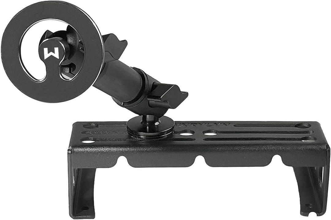 All Metal F150 Phone Mount Heavy Duty Magnetic Phone Mount for 2015-2019 2020 F150 2017-2022 F250/F350 Super Duty | Dash Platform Phone Holder For iPhone 17 /16 & Android | OEM Screw Hole Installation