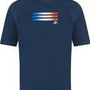 Kanu Surf Boys Haywire UPF 50+ Sun Protective Rashguard Swim Shirt (12, Linear Navy)