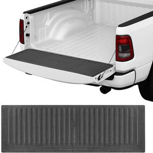 Cat Ultra Tough Heavy Duty Truck Tailgate Mat/Pad/Protector - Universal Trim-to-Fit Extra-Thick Rubber for All Pickup Trucks 62" x 21" (CAMT-1509), Black