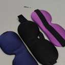LKY DIGITAL Sleep Mask for Side Sleeper 3 Pack, Blackout 3D Eye Mask for Sleeping, Night Blindfold for Men Women