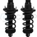 ECCPP Complete Strut Assembly Shock Absorber for Honda Civic 2001 2002 2003 2004 2005(Excludes 2.0L SI SIR Models) 2pcs Rear Pair 171340L 171340R