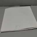 Geosar 200 Disposable Paper Placemats and Coasters Set Summer Hawaiian Luau Placemat with Coasters Outdoor Indoor for Greenery Jungle Dining Table Decoration Shower Birthday (Silver Metallic)