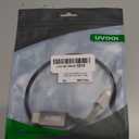 Short USB C to HDMI Cable 1FT, [4K@60Hz] USBC to HDMI Cable Type C to HDMI Cord Compatible with Thunderbolt 3/4/5, iPhone 17/16/15 Series/MacBook Pro Air/Mac mini 2024/iPad Pro/Pixel/Galaxy S25